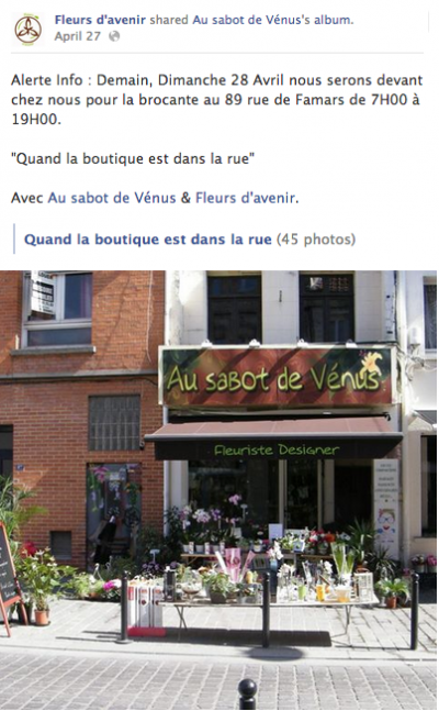 Fleuriste - Experiences Des Medias Sociaux