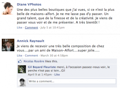 Fleuriste - Experiences Des Medias Sociaux