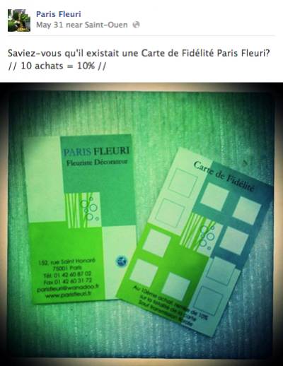 Fleuriste - Experiences Des Medias Sociaux