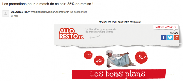 Newsletter AlloResto