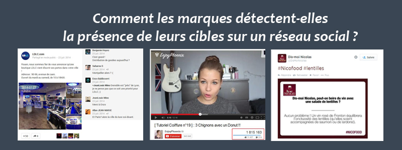 Comment les marques détectent-elles la présence de leurs cibles sur un réseau social ?