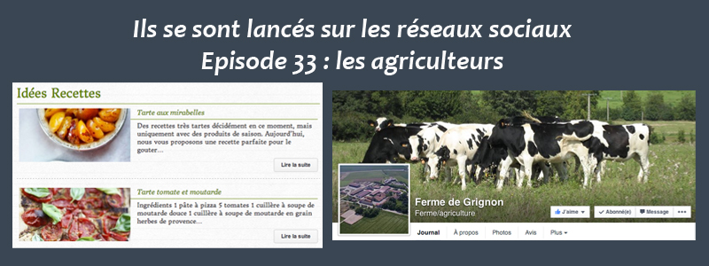 Les agriculteurs sur les réseaux sociaux