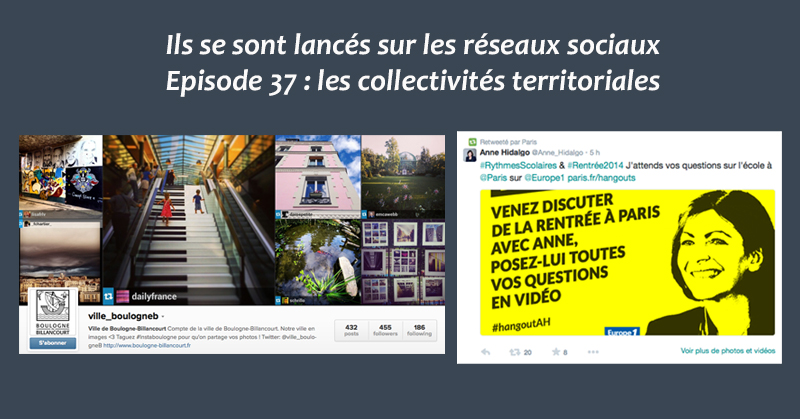 Collectivites sur les reseaux sociaux