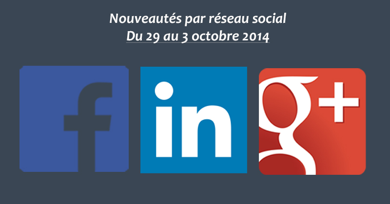 Nouveautes de la semaine