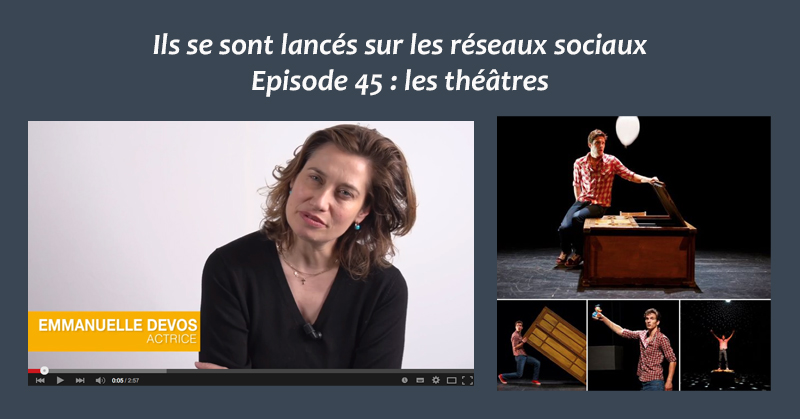 Les theatres sur les reseaux sociaux