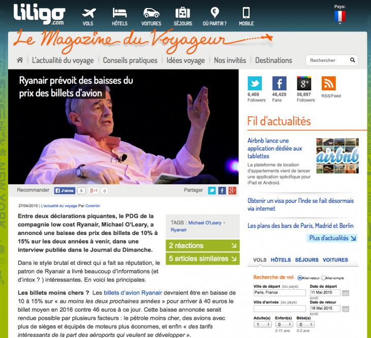 Liligo 1 - Formation reseaux sociaux